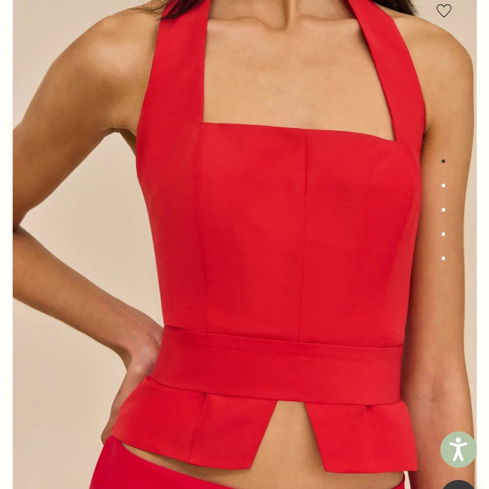 Cult Gaia Anita Too Red Size 10 - Picture 3 of 9